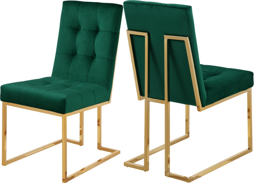 Pierre Green Velvet Dining Chair image