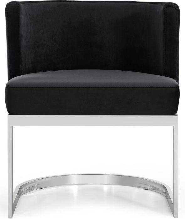 Gianna Black Velvet Dining Chair