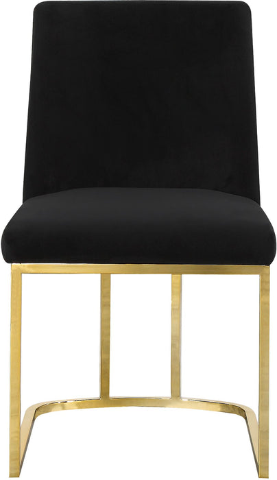 Heidi Black Velvet Dining Chair