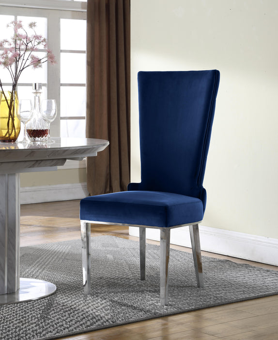 Serafina Navy Velvet Dining Chair