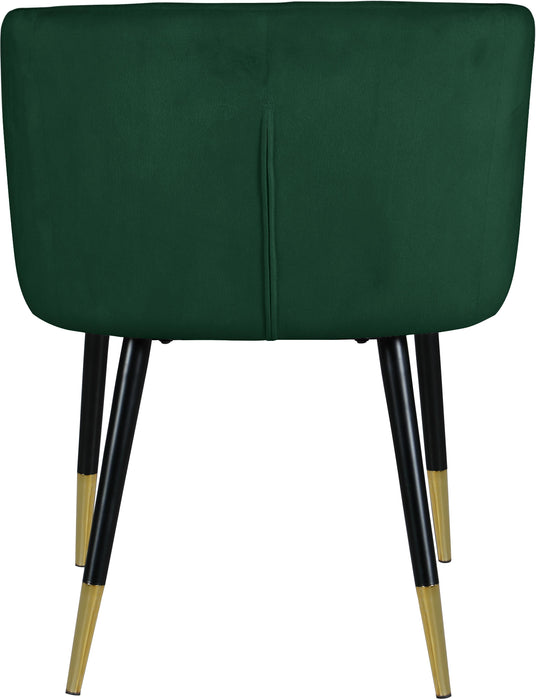 Louise Green Velvet Dining Chair