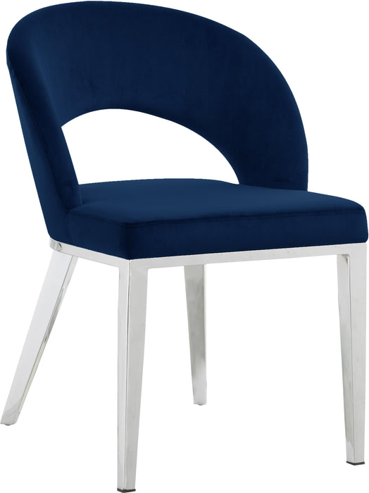 Roberto Navy Velvet Dining Chair