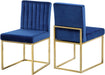 Giselle Navy Velvet Dining Chair image