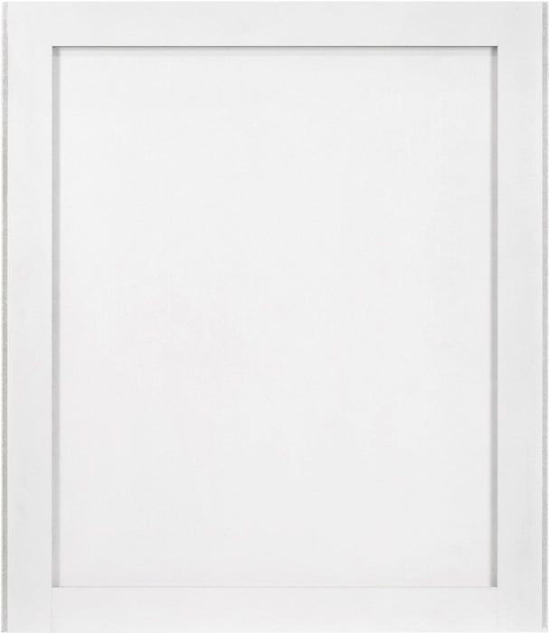 Modernist White Gloss Mirror