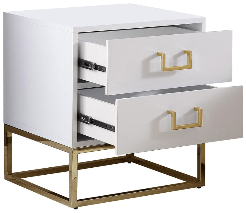 Nova White Side Table