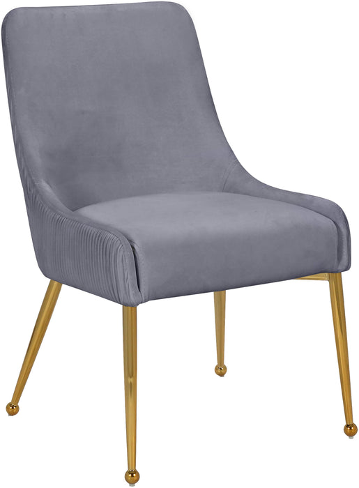 Ace Grey Velvet Dining Chair