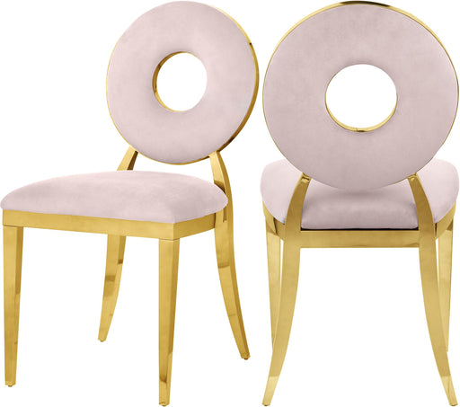 Carousel Pink Velvet Dining Chair image