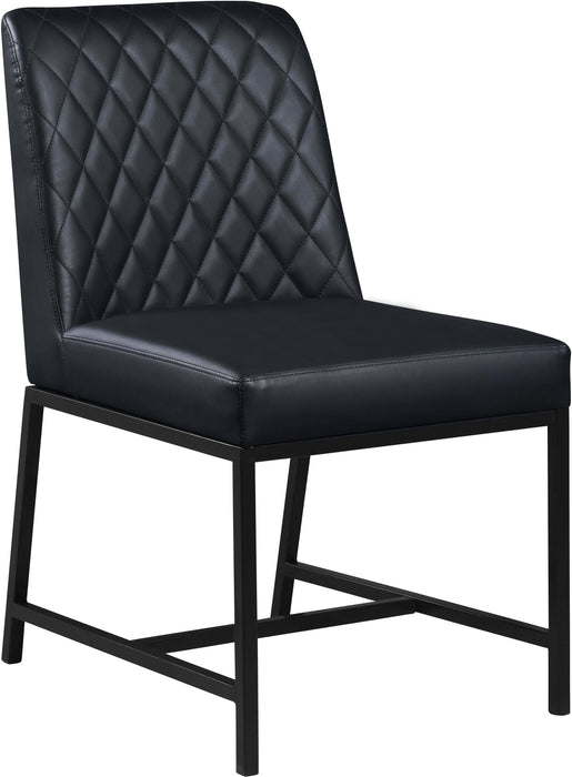 Bryce Black Faux Leather Dining Chair