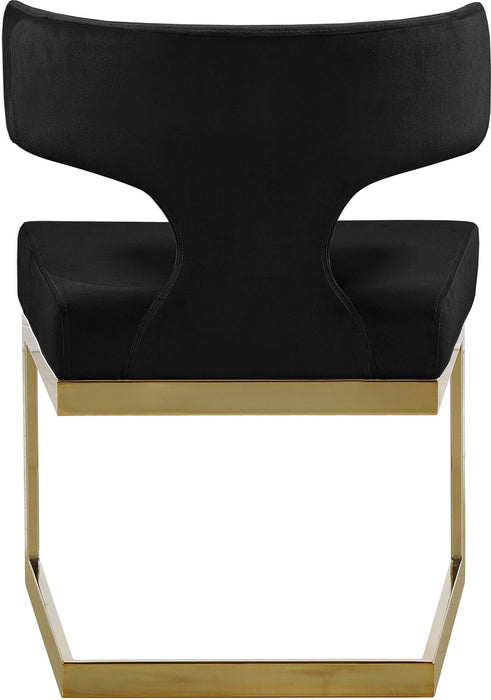 Alexandra Black Velvet Dining Chair