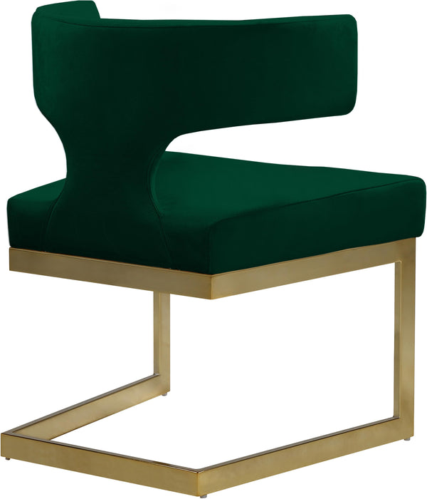 Alexandra Green Velvet Dining Chair