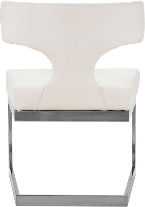 Alexandra White Faux Leather Dining Chair