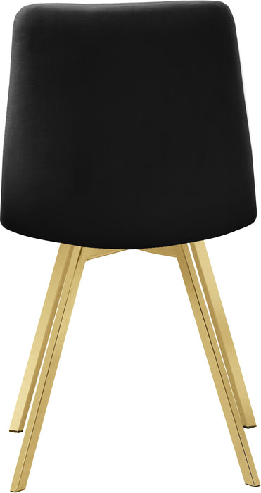 Annie Black Velvet Dining Chair