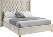 Barolo Cream Velvet Full Bed image