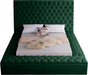 Bliss Green Velvet King Bed (3 Boxes) - US Furniture & Mattress (Waterbury,CT)*