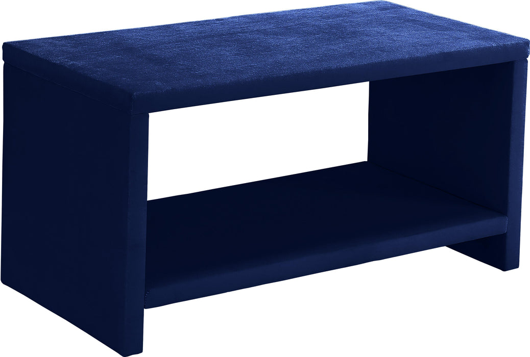 Cleo Navy Velvet Night Stand image