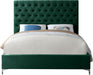 Cruz Green Velvet Queen Bed - US Furniture & Mattress (Waterbury,CT)*
