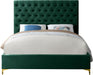 Cruz Green Velvet Queen Bed - US Furniture & Mattress (Waterbury,CT)*
