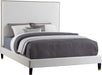 Harlie Cream Velvet Full Bed image