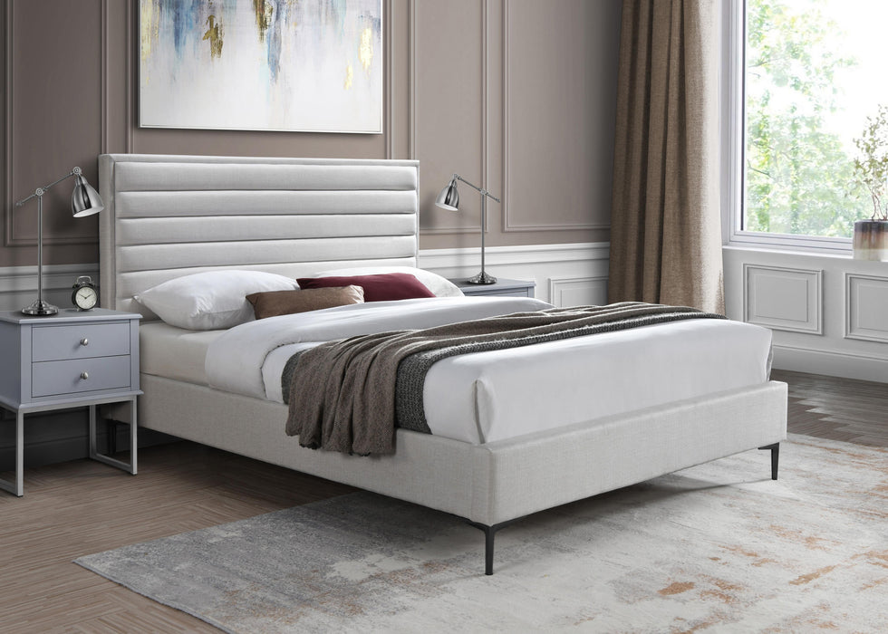 Hunter Cream Linen Full Bed