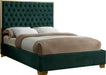 Lana Green Velvet King Bed image