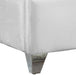 Zuma White Velvet Full Bed - US Furniture & Mattress (Waterbury,CT)*
