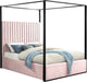 Jax Pink Velvet Queen Bed - US Furniture & Mattress (Waterbury,CT)*