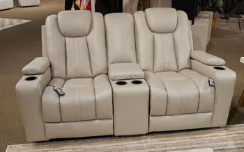 Elevate Edges Glider Reclining Loveseat with Console - US Furniture & Mattress (Waterbury,CT)*
