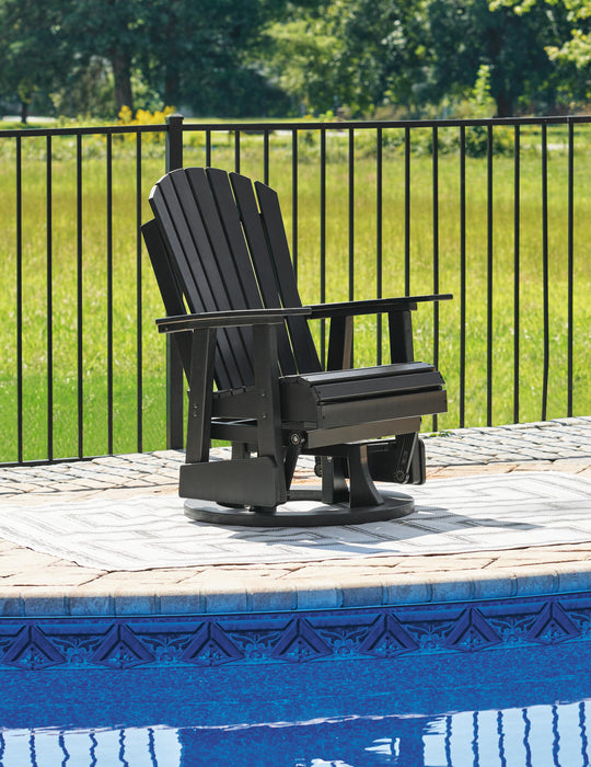 Hyland wave Outdoor Swivel Glider Chair - US Furniture & Mattress (Waterbury,CT)*