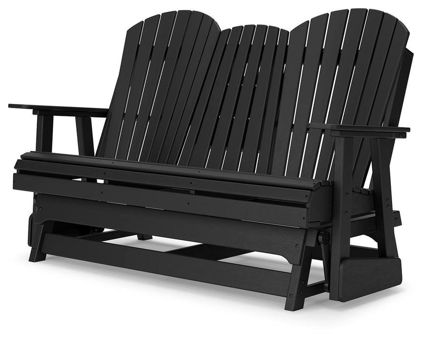 Hyland wave Outdoor Glider Loveseat - US Furniture & Mattress (Waterbury,CT)*