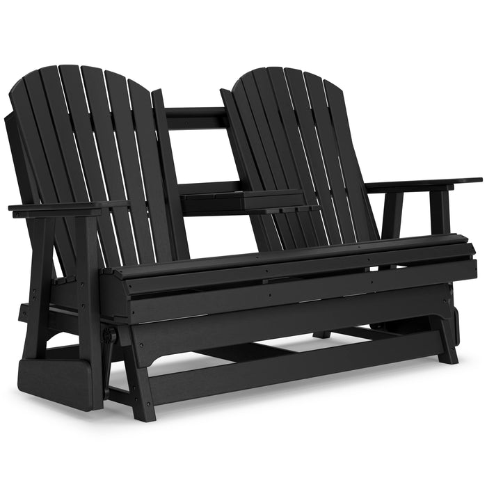 Hyland wave Outdoor Glider Loveseat - US Furniture & Mattress (Waterbury,CT)*