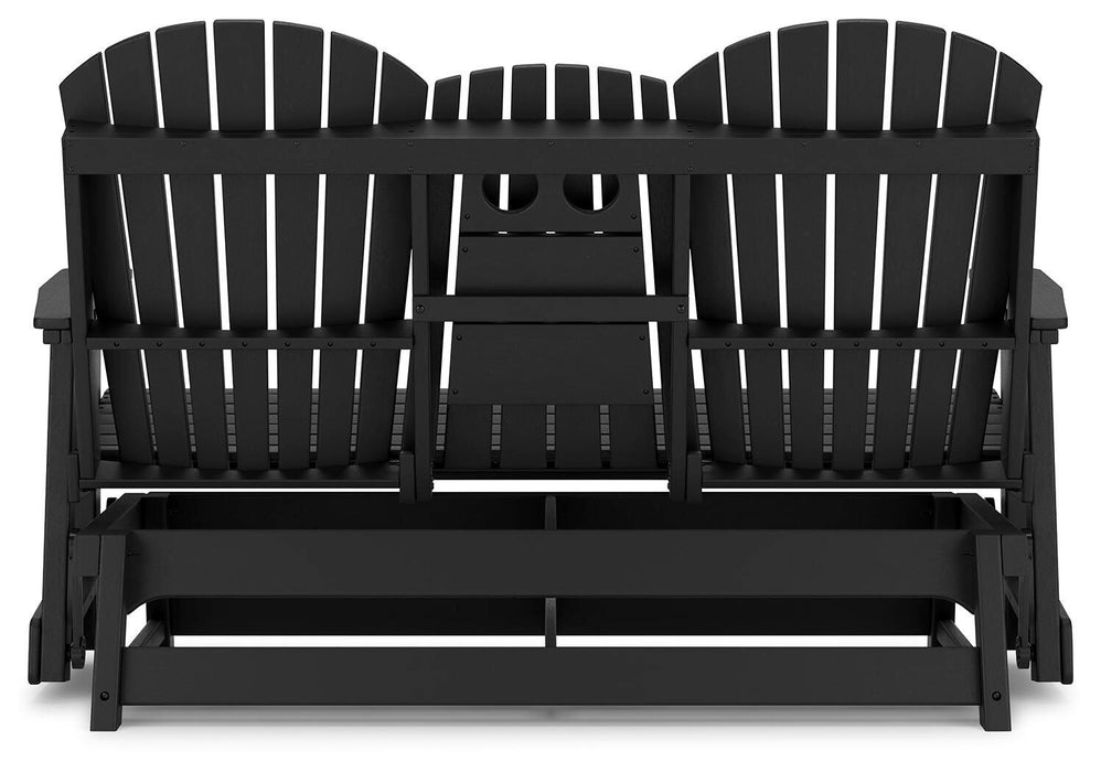 Hyland wave Outdoor Glider Loveseat - US Furniture & Mattress (Waterbury,CT)*