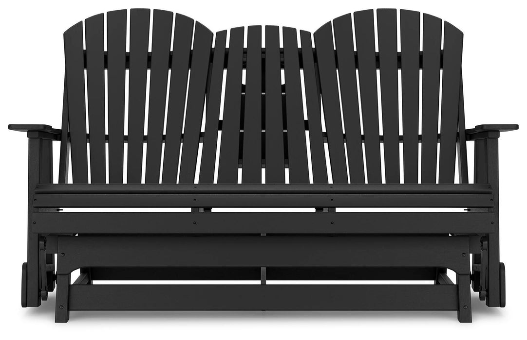Hyland wave Outdoor Glider Loveseat - US Furniture & Mattress (Waterbury,CT)*
