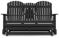 Hyland wave Outdoor Glider Loveseat - US Furniture & Mattress (Waterbury,CT)*