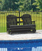 Hyland wave Outdoor Glider Loveseat - US Furniture & Mattress (Waterbury,CT)*