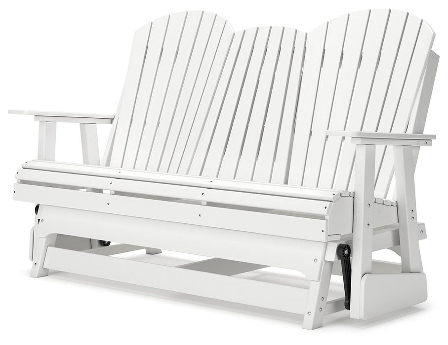 Hyland wave Outdoor Glider Loveseat - US Furniture & Mattress (Waterbury,CT)*