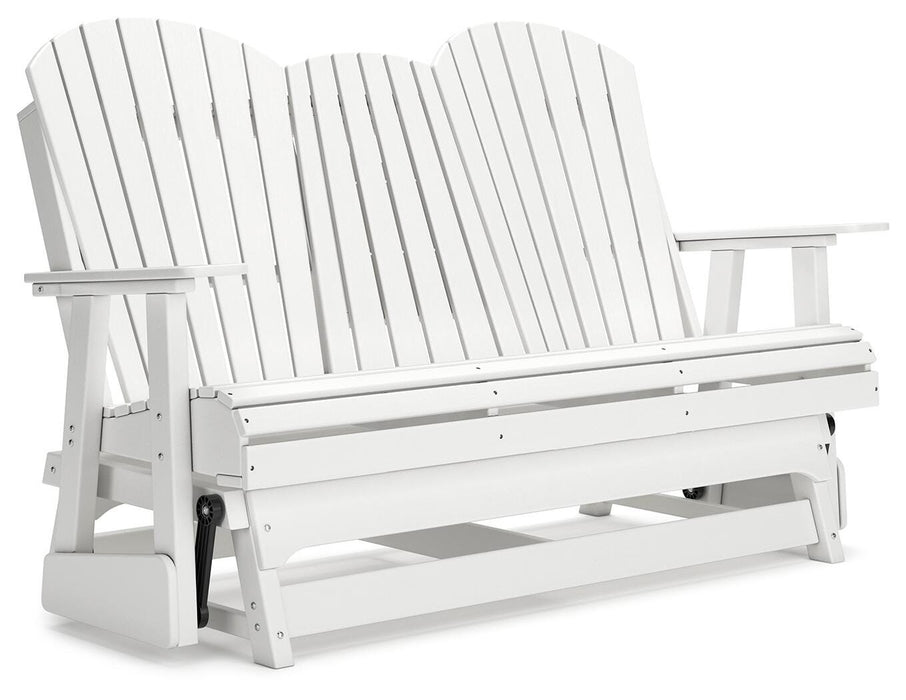Hyland wave Outdoor Glider Loveseat - US Furniture & Mattress (Waterbury,CT)*