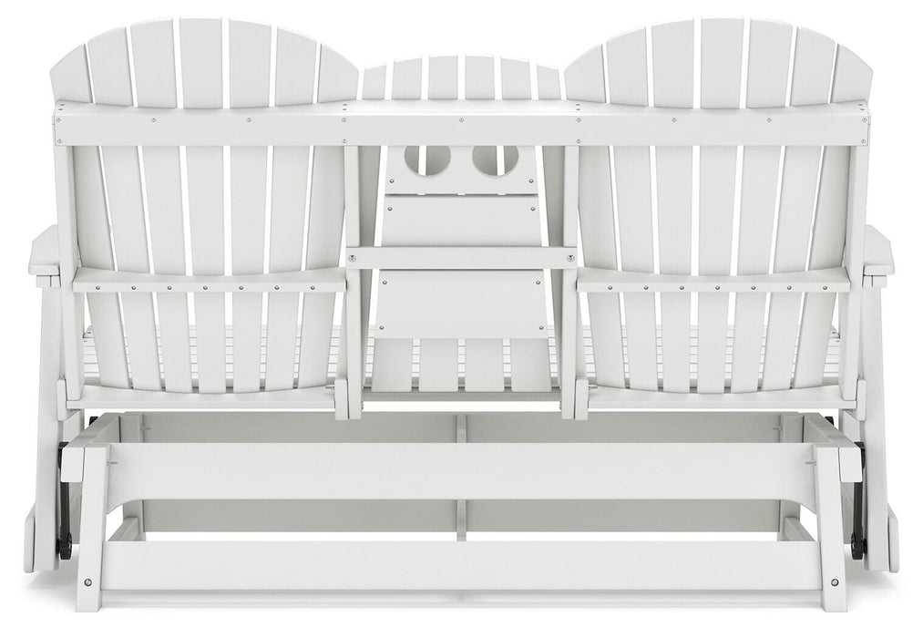 Hyland wave Outdoor Glider Loveseat - US Furniture & Mattress (Waterbury,CT)*