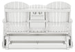 Hyland wave Outdoor Glider Loveseat - US Furniture & Mattress (Waterbury,CT)*