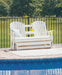 Hyland wave Outdoor Glider Loveseat - US Furniture & Mattress (Waterbury,CT)*
