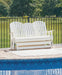 Hyland wave Outdoor Glider Loveseat - US Furniture & Mattress (Waterbury,CT)*