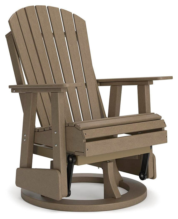 Hyland wave Outdoor Swivel Glider Chair - US Furniture & Mattress (Waterbury,CT)*
