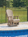 Hyland wave Outdoor Swivel Glider Chair - US Furniture & Mattress (Waterbury,CT)*
