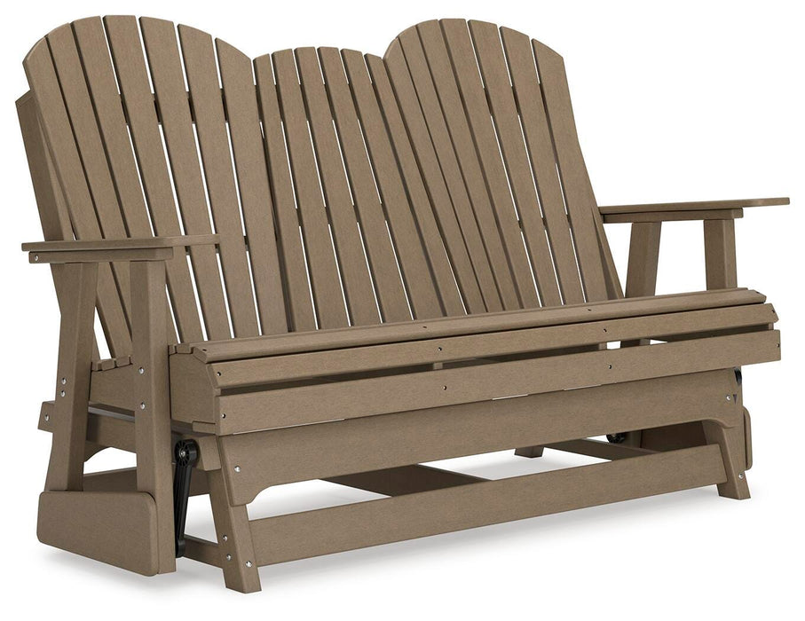 Hyland wave Outdoor Glider Loveseat - US Furniture & Mattress (Waterbury,CT)*