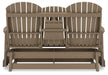 Hyland wave Outdoor Glider Loveseat - US Furniture & Mattress (Waterbury,CT)*