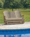 Hyland wave Outdoor Glider Loveseat - US Furniture & Mattress (Waterbury,CT)*