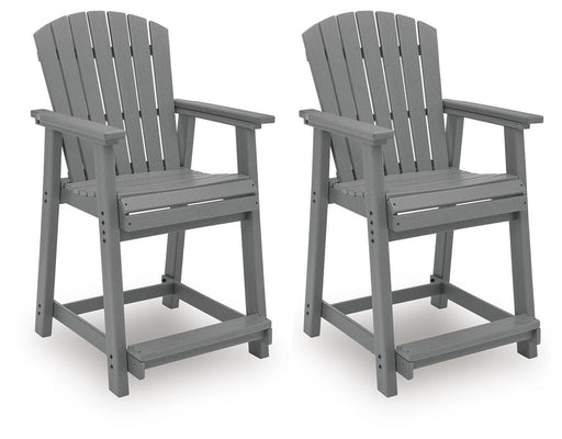 Sanctuary Beach Outdoor Counter Height Bar Stool (Set of 2) - US Furniture & Mattress (Waterbury,CT)*