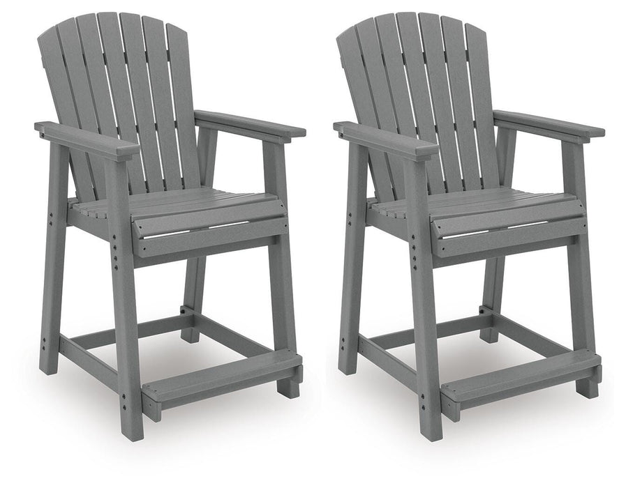 Sanctuary Beach Outdoor Counter Height Bar Stool (Set of 2) - US Furniture & Mattress (Waterbury,CT)*