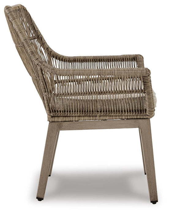 Beach Front Arm Chair with Cushion (Set of 2) - US Furniture & Mattress (Waterbury,CT)*