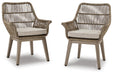 Beach Front Arm Chair with Cushion (Set of 2) - US Furniture & Mattress (Waterbury,CT)*