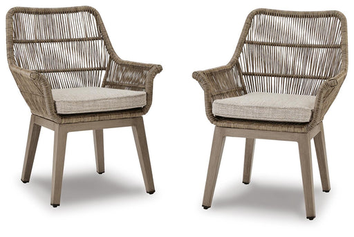 Beach Front Arm Chair with Cushion (Set of 2) - US Furniture & Mattress (Waterbury,CT)*
